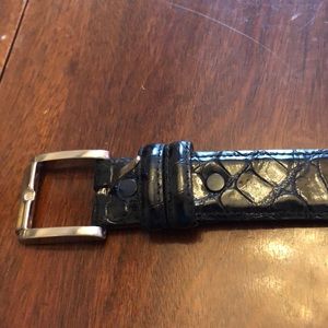 Genuine alligator belt, size 36